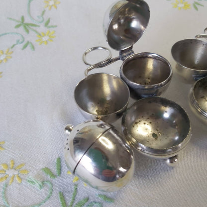 An Antique Mappin and Webb Cruet Set c1900