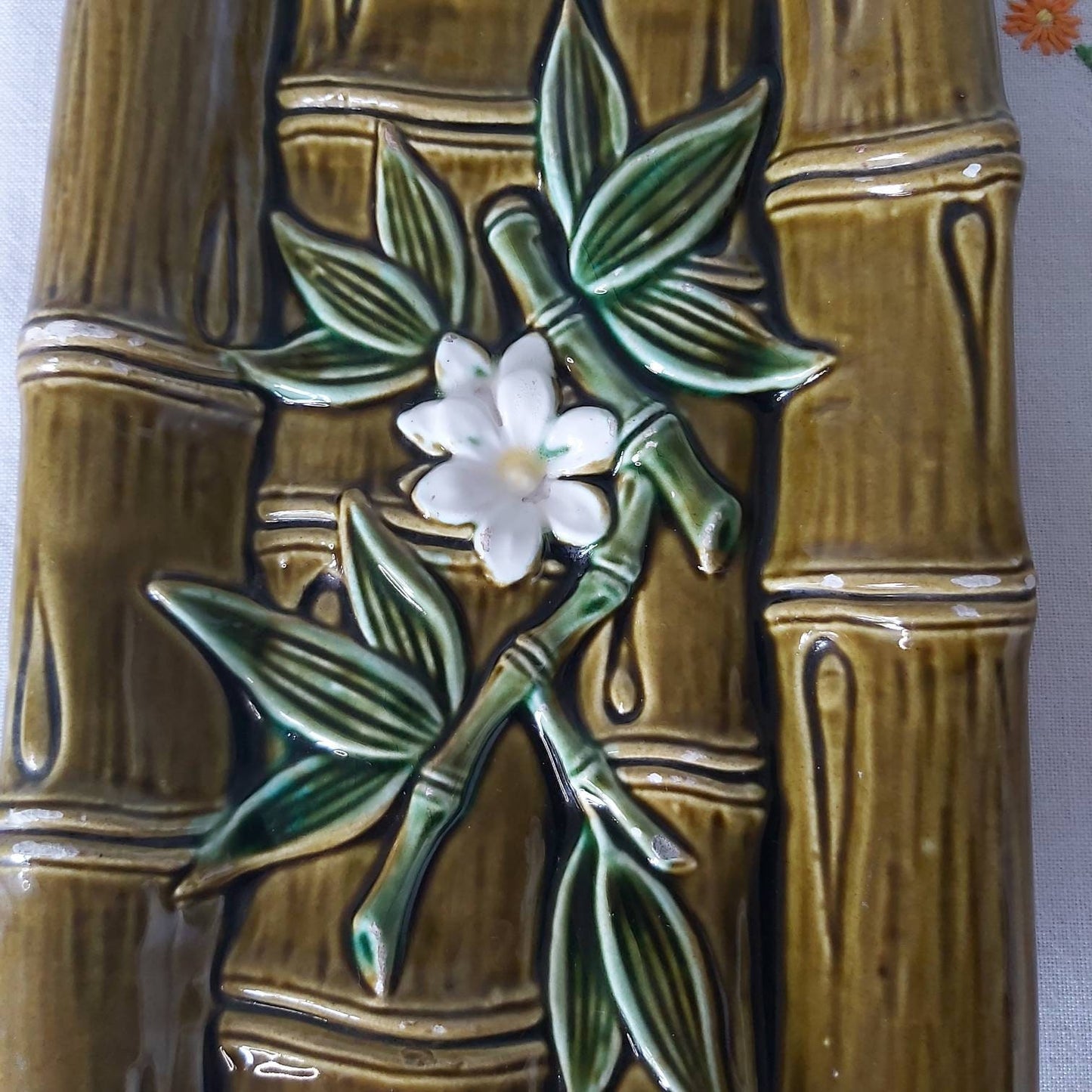 A Japanese Majolica Dish c1960s