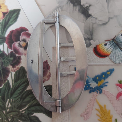 An Antique Victorian Silver Buckle