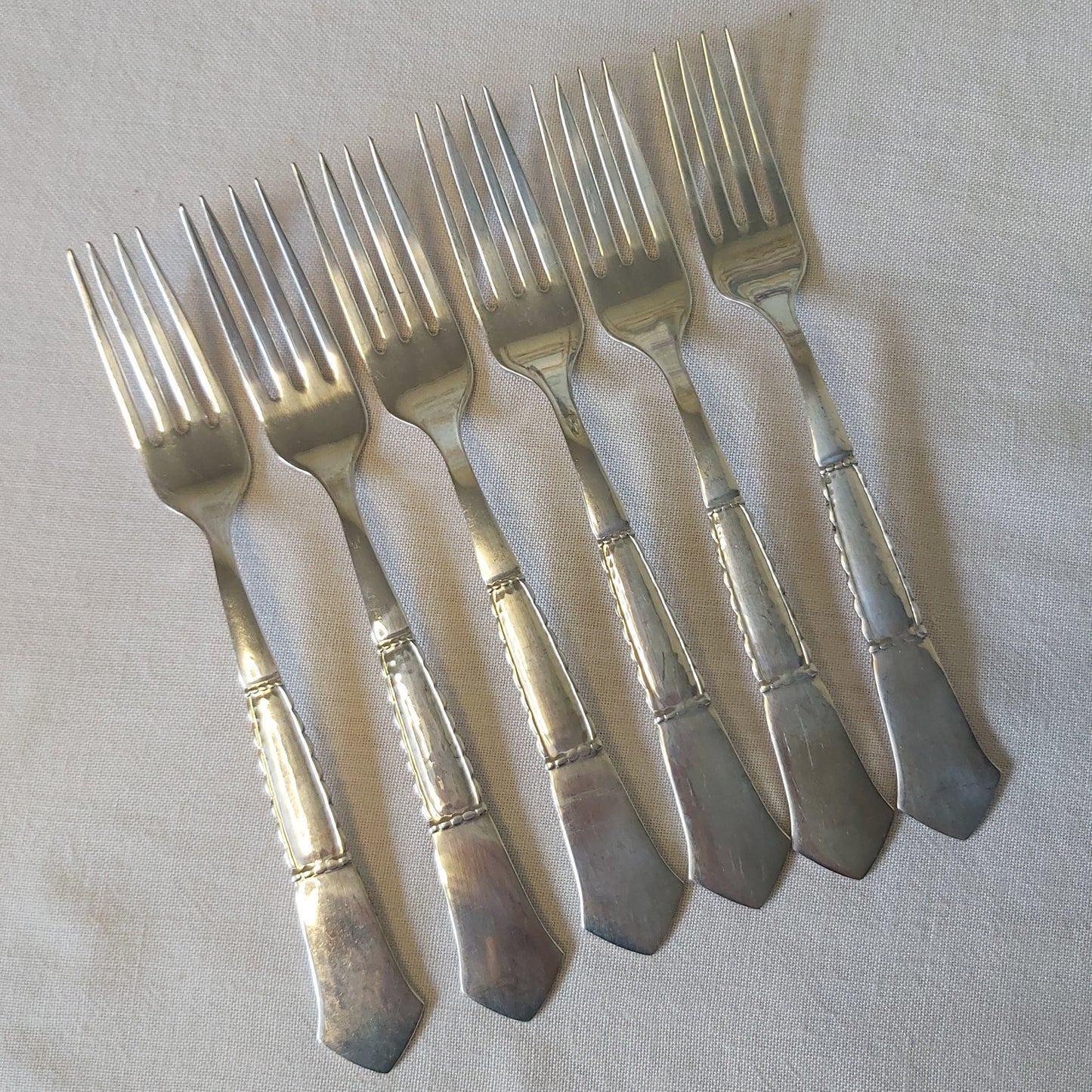 Cohr Fredericia Silver Plated Dinner Forks, Set of Six