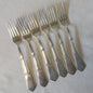 Cohr Fredericia Silver Plated Dinner Forks, Set of Six