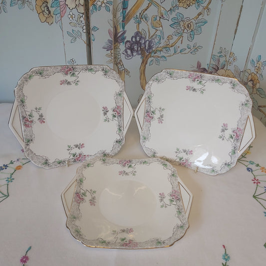 A 1930s Shelley Porcelain Cake Plate.