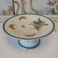 Antique Porcelain Comport with Handpainted Lily of the Valley