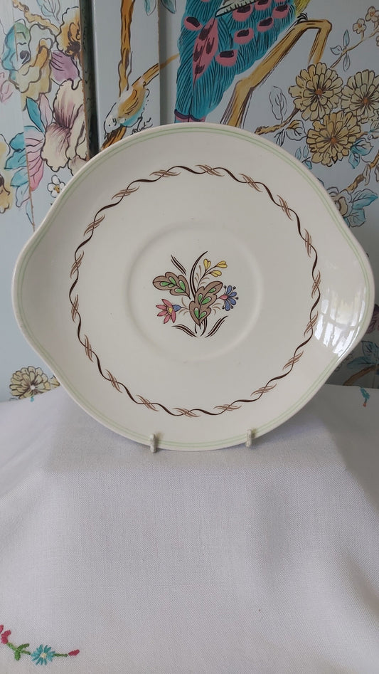 Royal Doulton Woodland Pattern Cake Plate c1950s