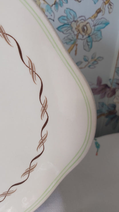 Royal Doulton Woodland Pattern Cake Plate c1950s