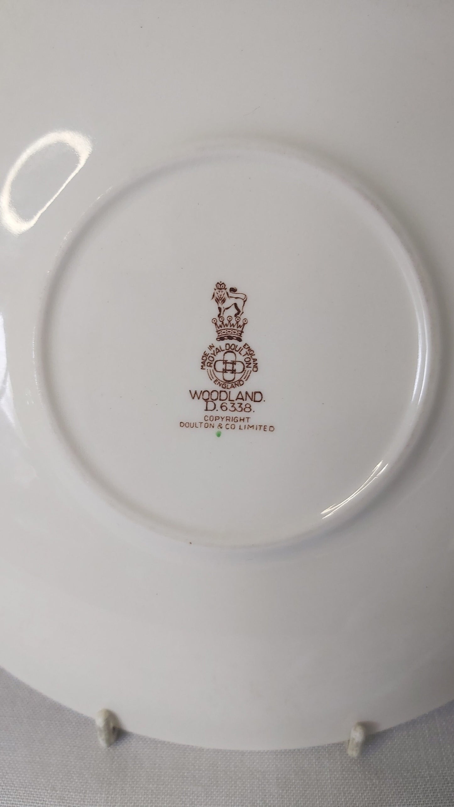 Royal Doulton Woodland Pattern Cake Plate c1950s