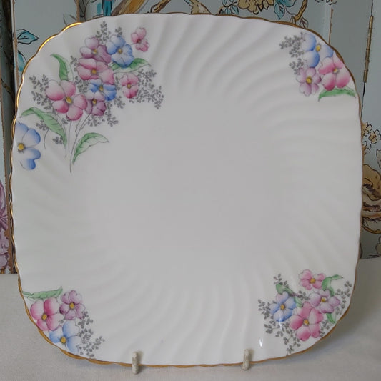 A Vintage Foley Cake Plate