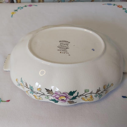 Mason's Ashworth Brothers Chinese Peony Bowl or Serving Dish c1940s