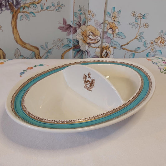 Royal Worcester Crown Ware Serving Dish c1900
