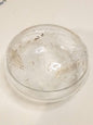 Antique Etched and Gilded Glass Powder Bowl c1800