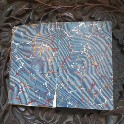 Antique Mauchline Ware or Fern Ware Book, The Poetical Works of Sir Walter Scott