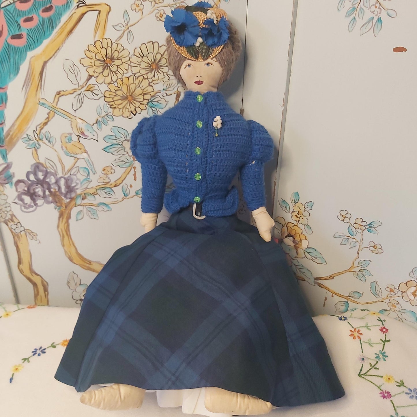 Antique Rag Doll of an Edwardian Lady