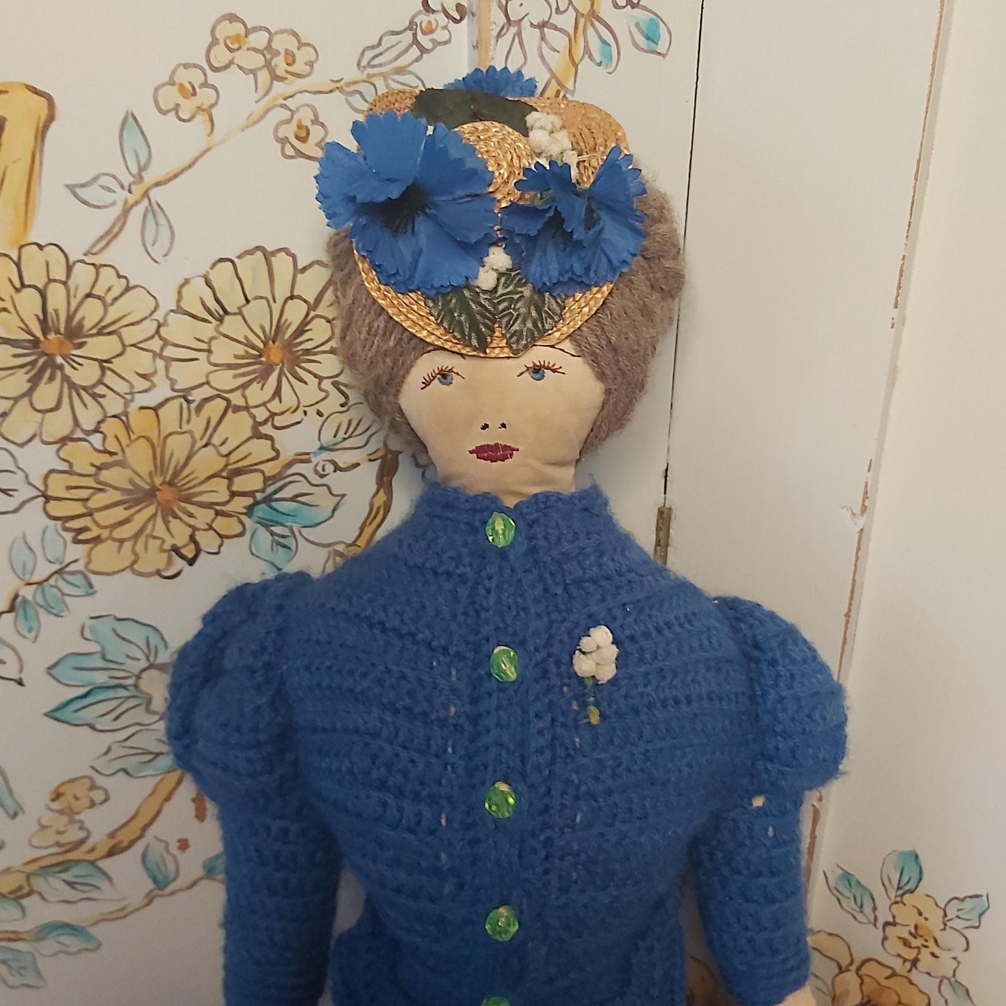 Antique Rag Doll of an Edwardian Lady