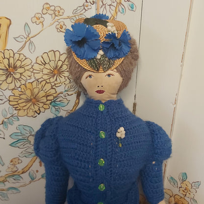 Antique Rag Doll of an Edwardian Lady