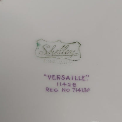Shelley Porcelain Versaille Trio c1930s