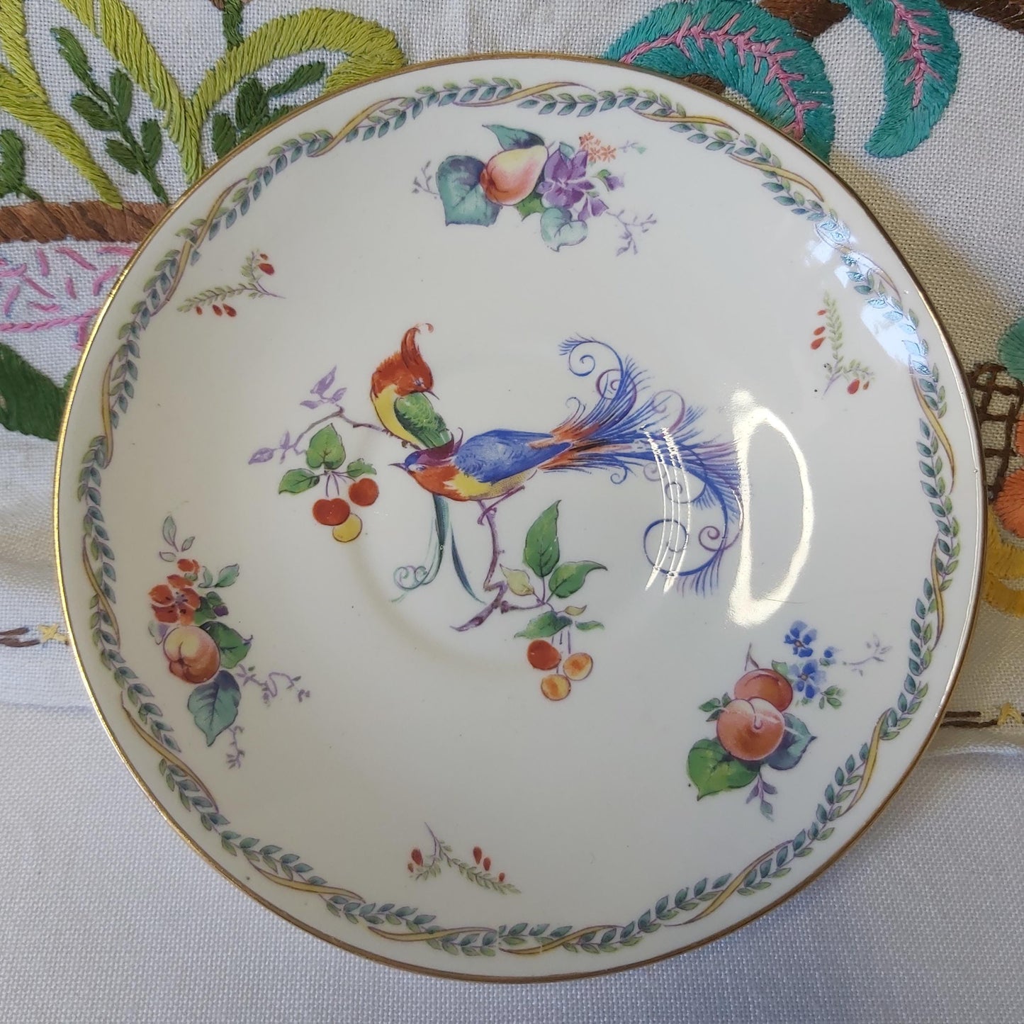 Shelley Porcelain Versaille Trio c1930s