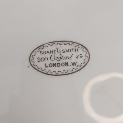 Set of Six 19th Century Plates with the Stewart Family Crest and Motto