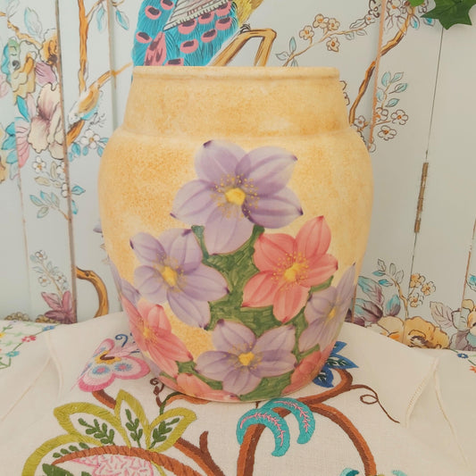 Early Radford Vase, Handpainted, c1930