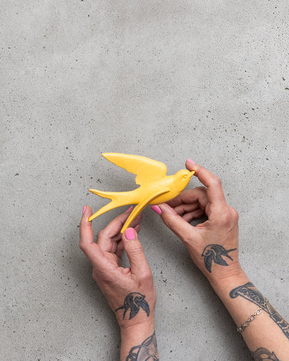 Lucky Swallows, Made in Scotland from Marine Plastics