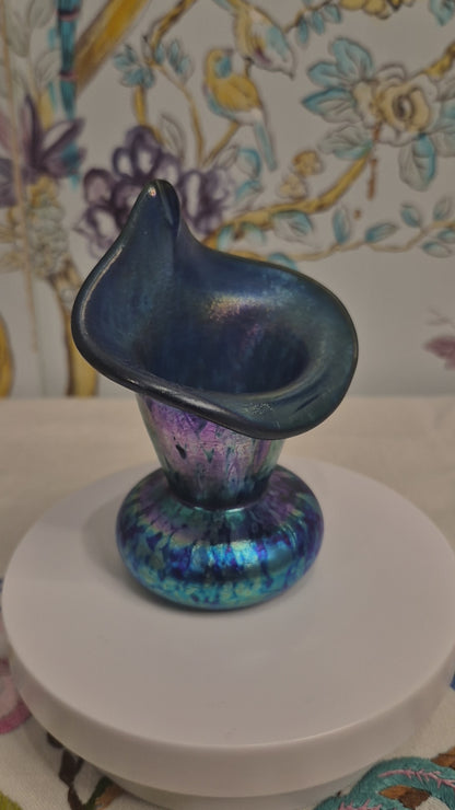 Okra Glass Jack in the Pulpit Vase c1980s