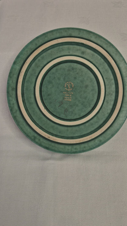 Gustavsberg Argenta Dish designed by Wilhelm Kage, 1930s-1950s