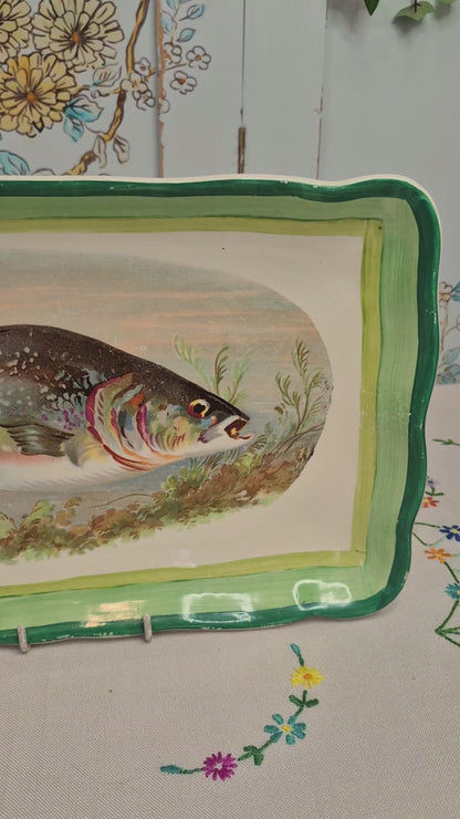 A Vintage 1930s Fish Platter