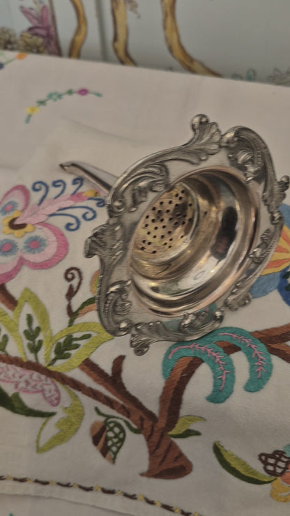 An Antique Georgian Sheffield Plate Wine Funnel