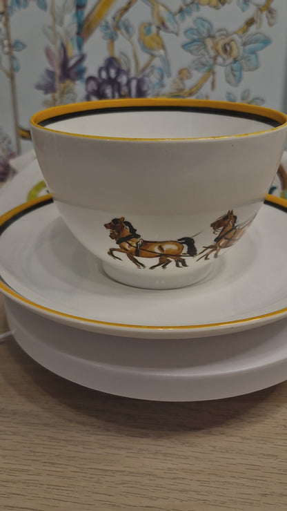 A Royal Worcester Breakfast Cup designed by H R Millais c1930s